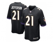 Youth Nike Baltimore Ravens #21 Tony Jefferson Black Alternate Stitched NFL New Elite Jersey