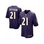 Youth Nike Baltimore Ravens #21 Tony Jefferson Purple Team Color Stitched NFL New Elite Jersey