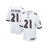 Youth Nike Baltimore Ravens #21 Tony Jefferson White Stitched NFL New Elite Jersey