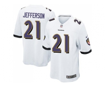 Youth Nike Baltimore Ravens #21 Tony Jefferson White Stitched NFL New Elite Jersey