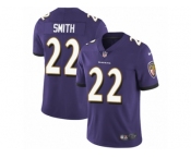 Youth Nike Baltimore Ravens #22 Jimmy Smith Vapor Untouchable Limited Purple Team Color NFL Jersey