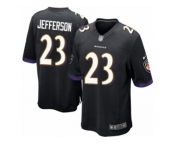 Youth Nike Baltimore Ravens #23 Tony Jefferson Game Black Alternate NFL Jersey