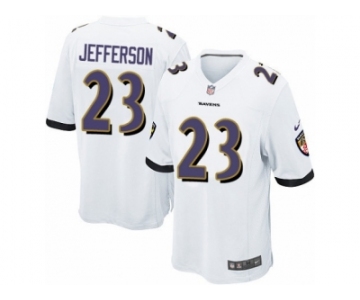 Youth Nike Baltimore Ravens #23 Tony Jefferson Game White NFL Jersey