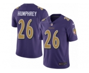 Youth Nike Baltimore Ravens #26 Marlon Humphrey Limited Purple Rush NFL Jersey