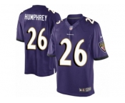 Youth Nike Baltimore Ravens #26 Marlon Humphrey Limited Purple Team Color NFL Jersey