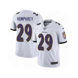 Youth Nike Baltimore Ravens #29 Marlon Humphrey Vapor Untouchable Limited White NFL Jersey