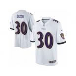 Youth Nike Baltimore Ravens #30 Kenneth Dixon Limited White NFL Jersey