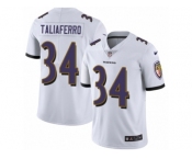 Youth Nike Baltimore Ravens #34 Lorenzo Taliaferro Vapor Untouchable Limited White NFL Jersey