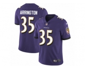 Youth Nike Baltimore Ravens #35 Kyle Arrington Elite Purple Team Color NFL Jersey