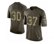 Youth Nike Baltimore Ravens #37 Javorius Allen Limited Green Salute to Service NFL Jersey