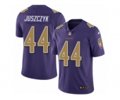 Youth Nike Baltimore Ravens #44 Kyle Juszczyk Limited Purple Rush NFL Jersey