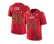 Youth Nike Baltimore Ravens #46 Morgan Cox Limited Red 2017 Pro Bowl NFL Jersey