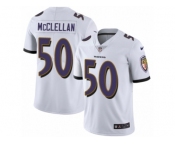 Youth Nike Baltimore Ravens #50 Albert McClellan Vapor Untouchable Limited White NFL Jersey