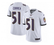 Youth Nike Baltimore Ravens #51 Kamalei Correa Vapor Untouchable Limited White NFL Jersey