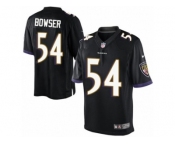 Youth Nike Baltimore Ravens #54 Tyus Bowser Limited Black Alternate NFL Jersey