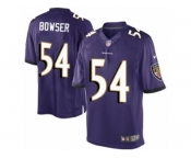 Youth Nike Baltimore Ravens #54 Tyus Bowser Limited Purple Team Color NFL Jersey