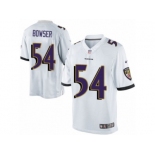 Youth Nike Baltimore Ravens #54 Tyus Bowser Limited White NFL Jersey