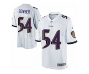 Youth Nike Baltimore Ravens #54 Tyus Bowser Limited White NFL Jersey