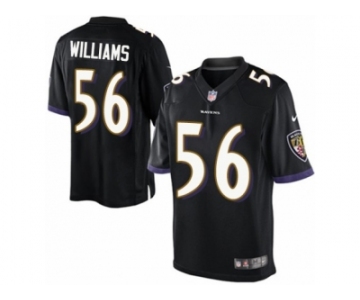 Youth Nike Baltimore Ravens #56 Tim Williams Limited Black Alternate NFL Jersey