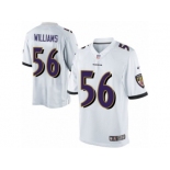 Youth Nike Baltimore Ravens #56 Tim Williams Limited White NFL Jersey