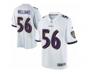 Youth Nike Baltimore Ravens #56 Tim Williams Limited White NFL Jersey