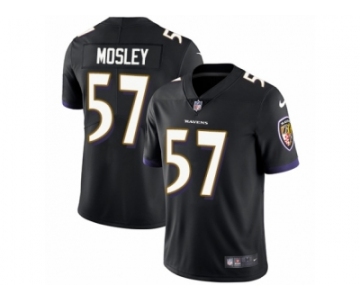 Youth Nike Baltimore Ravens #57 C.J. Mosley Vapor Untouchable Limited Black Alternate NFL Jersey