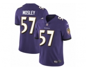 Youth Nike Baltimore Ravens #57 C.J. Mosley Vapor Untouchable Limited Purple Team Color NFL Jersey