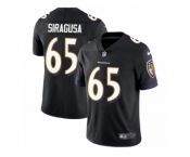 Youth Nike Baltimore Ravens #65 Nico Siragusa Black Alternate Vapor Untouchable Limited Player NFL Jersey