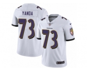 Youth Nike Baltimore Ravens #73 Marshal Yanda Vapor Untouchable Limited White NFL Jersey