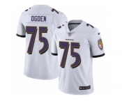 Youth Nike Baltimore Ravens #75 Jonathan Ogden Vapor Untouchable Limited White NFL Jersey