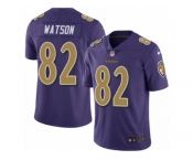 Youth Nike Baltimore Ravens #82 Benjamin Watson Limited Purple Rush NFL Jersey