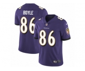 Youth Nike Baltimore Ravens #86 Nick Boyle Vapor Untouchable Limited Purple Team Color NFL Jersey