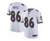 Youth Nike Baltimore Ravens #86 Nick Boyle Vapor Untouchable Limited White NFL Jersey