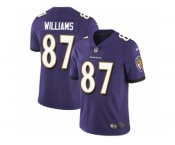 Youth Nike Baltimore Ravens #87 Maxx Williams Vapor Untouchable Limited Purple Team Color NFL Jersey