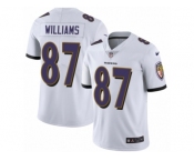 Youth Nike Baltimore Ravens #87 Maxx Williams Vapor Untouchable Limited White NFL Jersey