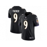 Youth Nike Baltimore Ravens #9 Justin Tucker Vapor Untouchable Limited Black Alternate NFL Jersey