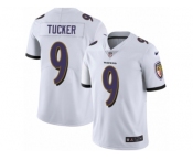 Youth Nike Baltimore Ravens #9 Justin Tucker Vapor Untouchable Limited White NFL Jersey