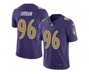 Youth Nike Baltimore Ravens #96 Brent Urban Limited Purple Rush NFL Jersey