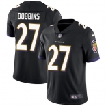 Youth Nike Ravens #27 J.K. Dobbins Black Alternate Stitched NFL Vapor Untouchable Limited Jersey