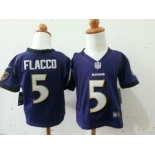 nike kids nfl jerseys baltimore ravens #5 flacco purple[nike]