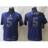 nike youth nfl jerseys Baltimore Ravens #5 Flacco blue[Elite drift fashion]