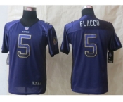 nike youth nfl jerseys Baltimore Ravens #5 Flacco blue[Elite drift fashion]