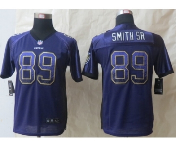 nike youth nfl jerseys Baltimore Ravens #89 Smith sr blue [Elite drift fashion]