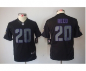 nike youth nfl jerseys baltimore ravens #20 reed black[nike impact limited]