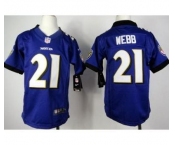 nike youth nfl jerseys baltimore ravens #21 lardarius webb purple[nike]