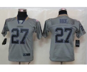 nike youth nfl jerseys baltimore ravens #27 ray rice grey[nike lights out]