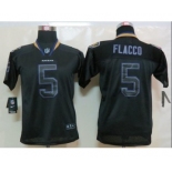 nike youth nfl jerseys baltimore ravens #5 flacco black[nike lights out]