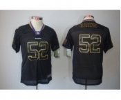 nike youth nfl jerseys baltimore ravens #52 r.lewis black[nike lights out]