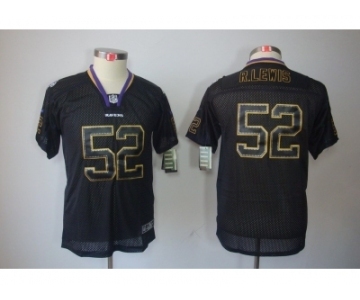 nike youth nfl jerseys baltimore ravens #52 r.lewis black[nike lights out]