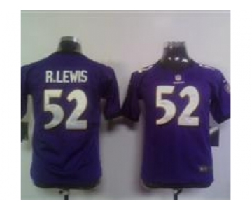 nike youth nfl jerseys baltimore ravens #52 r.lewis purple[nike]